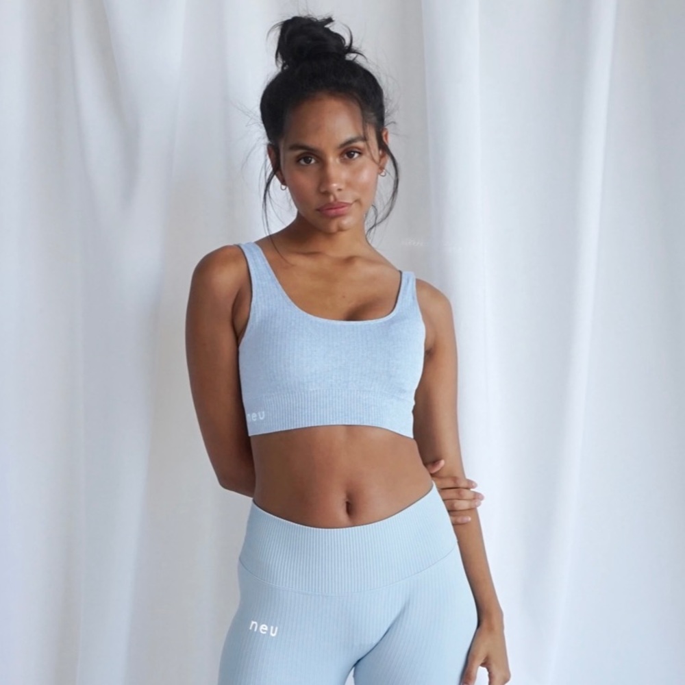 NWT NEU Apparel ribbed Sports Bra XS-S - Picture 3 of 4